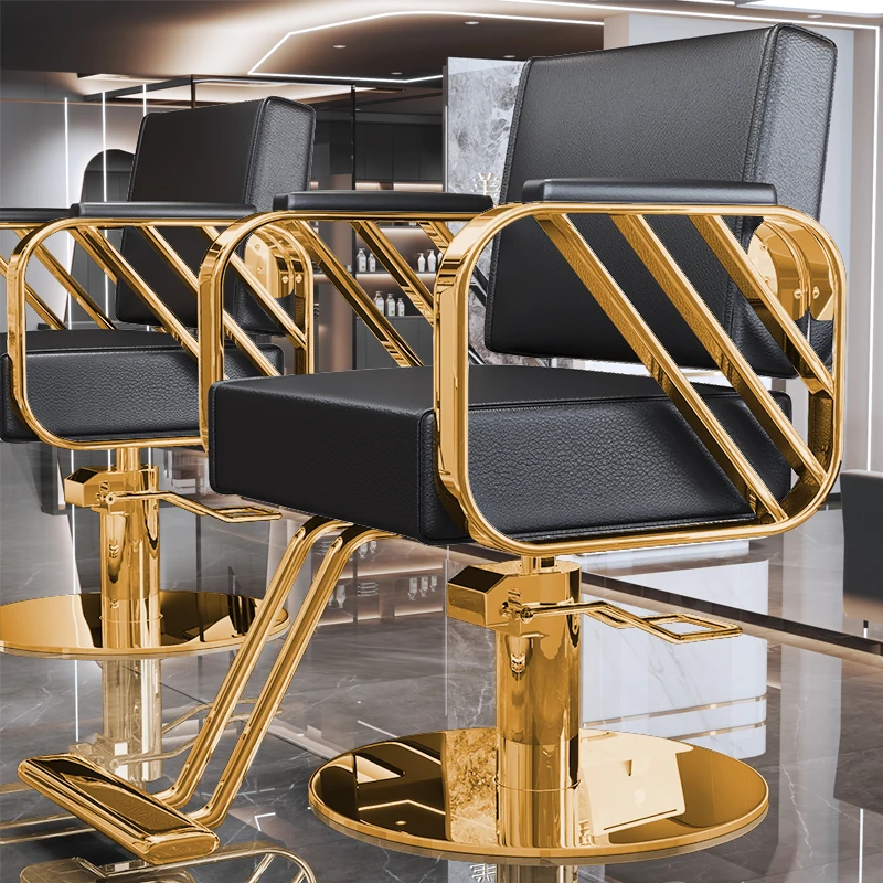 Professional Simpleตัดผมเก้าอี้คุณภาพอินเทรนด์สบายErgonomic Salonเก้าอี้จัดแต่งทรงผมSimple Sillon Barbero Salonเฟอร์นิเจอร์