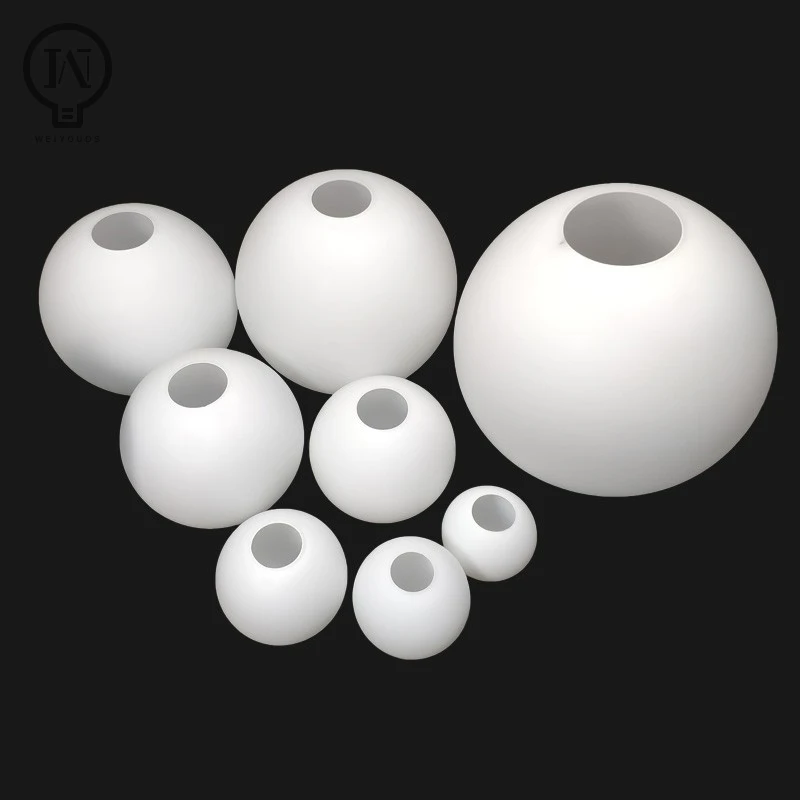 Kính Trắng Đèn Bóng Mát, Sữa Quả Cầu Chao Đèn Lắp Đèn, D10cm D12cm D15cm D20cm D25cm Vòng Che Ánh Sáng, pantalla Lampara