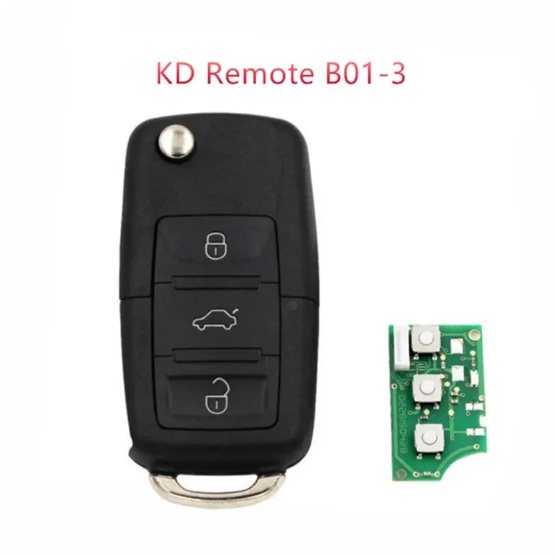5 pçs/lote KD Chave Remota Série B KD900 B01-2 B01-3 Chave Do Carro para VW KD-X2 Programador Chave Máquina KDMINI