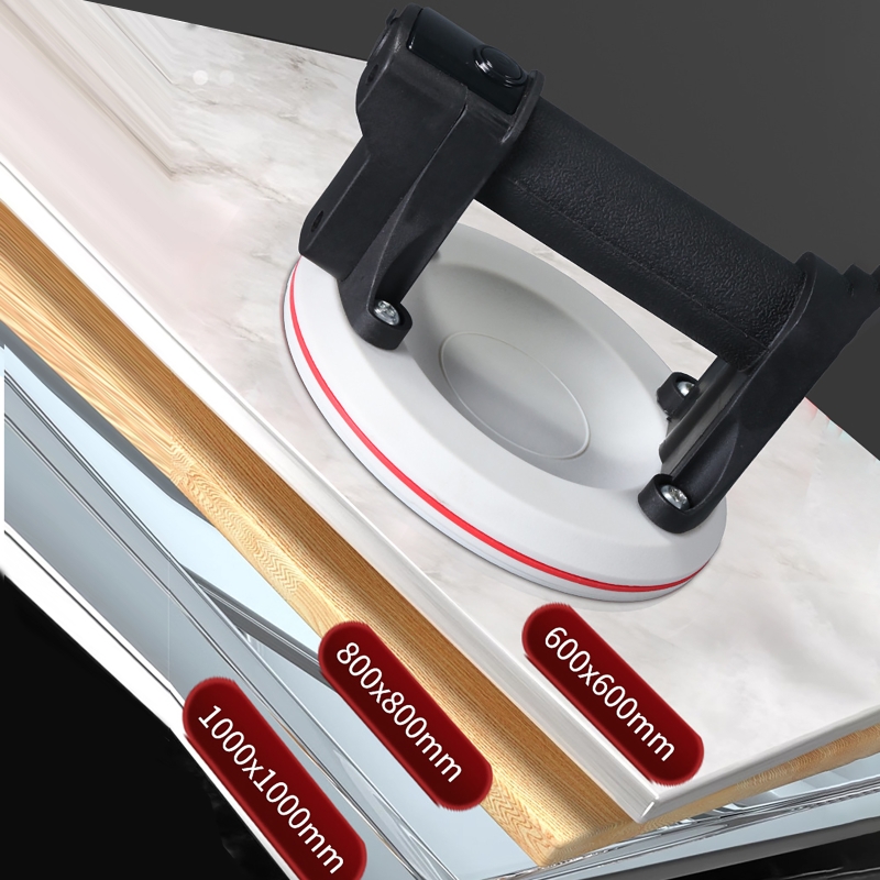 Ventosa elétrica com display digital de 6 polegadas, início com um clique, bomba de ar a vácuo, força 200kg, ferramenta de manuseio de ventosa de telha de vidro