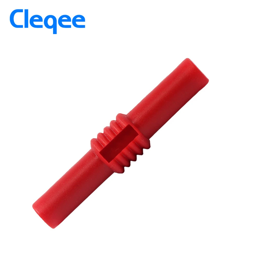 2020 Cleqee P7023 10pcs 4mm banana socket female adapter extension Insulated Banana plug Coupler