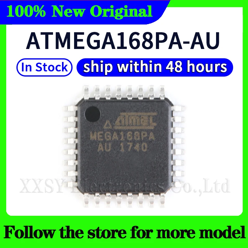 ATMEGA168PA-AU  ATMEGA168PB-AU  ATMEGA168A-AU  ATMEGA168PB-AN  ATMEGA168P-20AU  ATMEGA168-20AU  In stock 48 hours ship