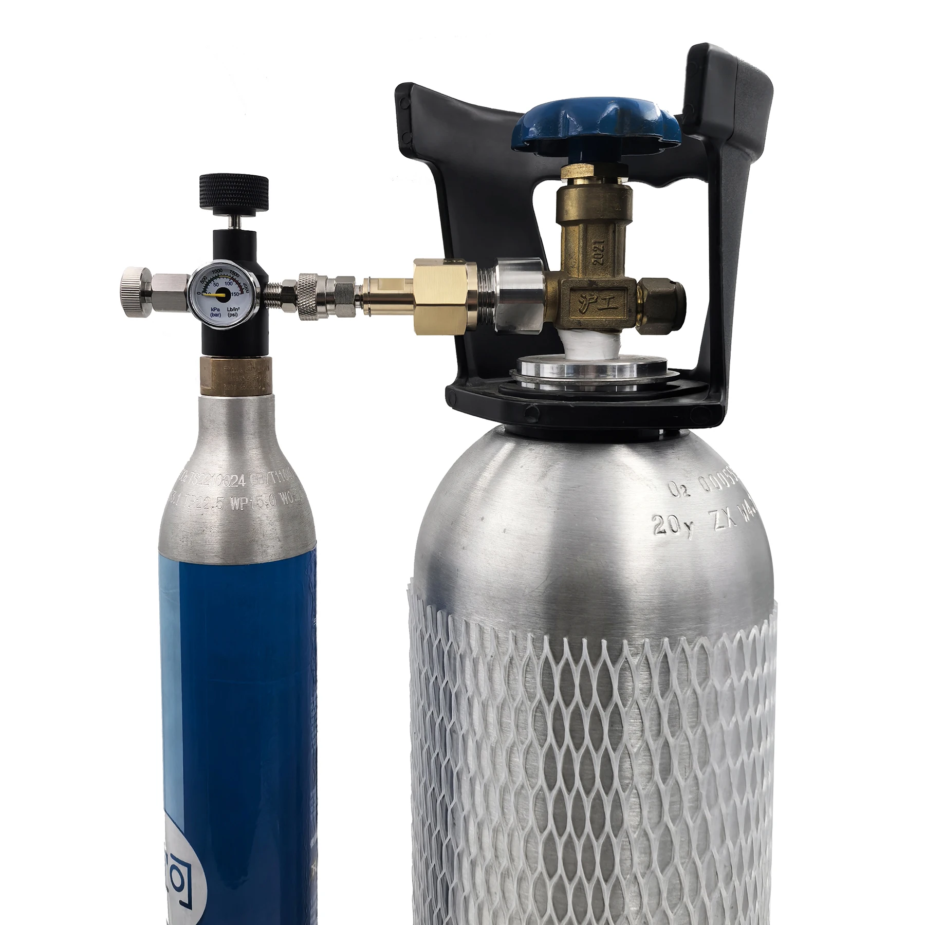 New Soda Accessory Sparking Water Maker Carbon Dioxide Cylinder Tank TR21-4 CO2 Filling Station Refill Adapter Connector