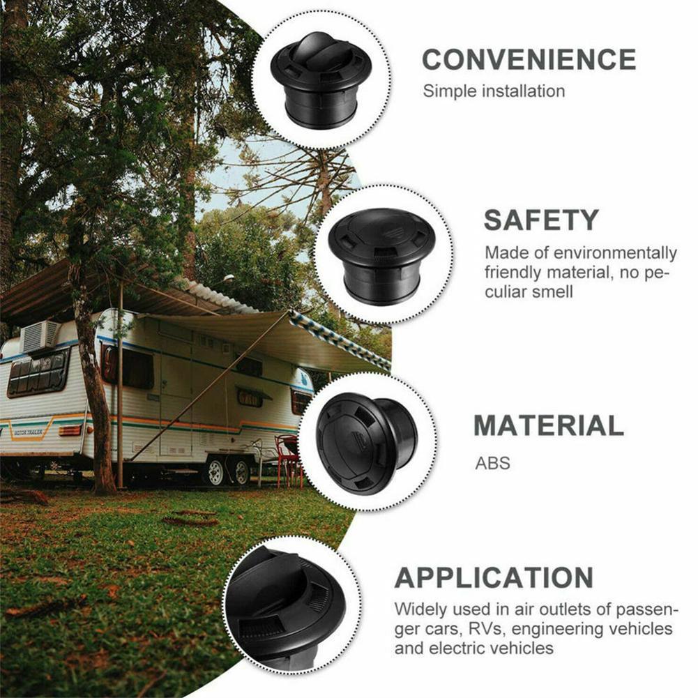 Auto Dashboard AC Outlet Grille Cover Φ100/75 met Bevestigingsschroef Voorkom schade Vervang gebroken onderdelen voor RV Bus Airconditioner