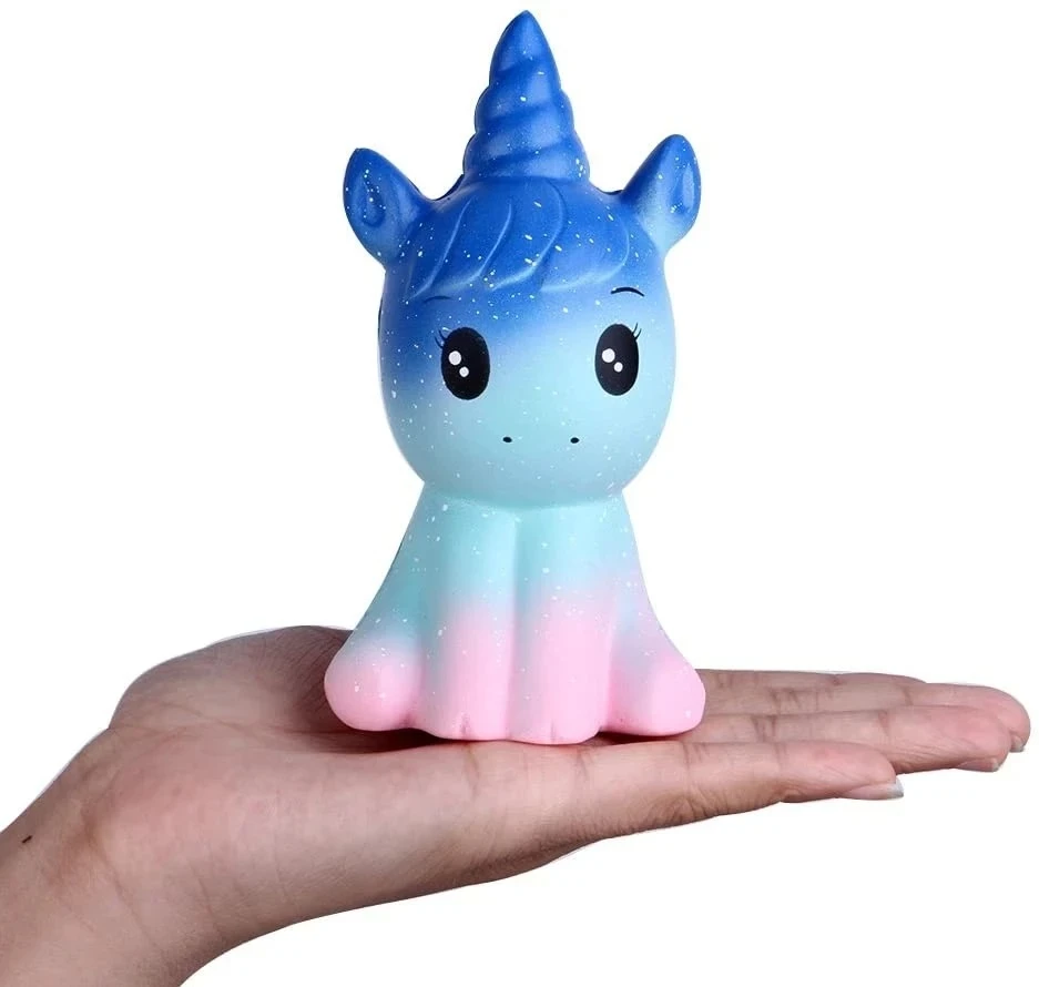 Novo mole bonito unicórnio simulação animal boneca pu pão lento subindo perfumado macio squeeze brinquedo alívio do estresse para o miúdo presente de natal