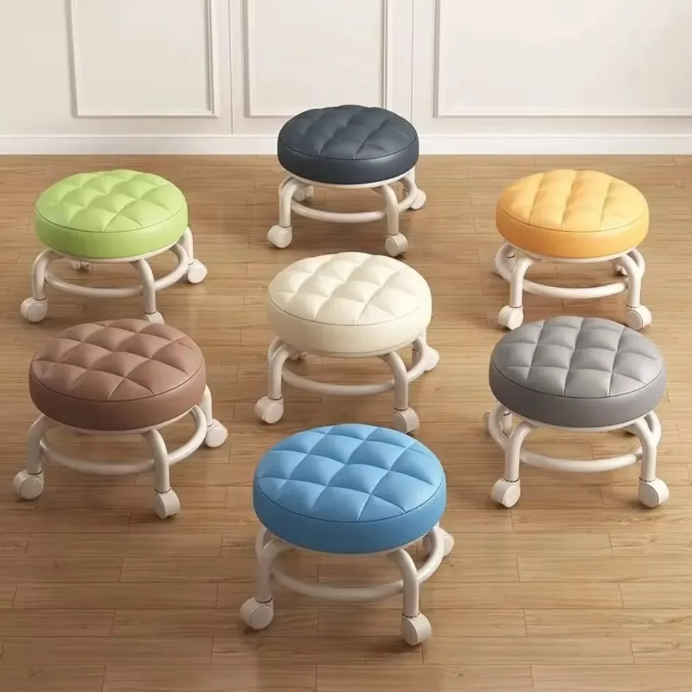 Low Stool Household Simple Shoe Changing Stools Portable Low Stool Outdoors with Pulley Waterproof and Durable Children's Chair