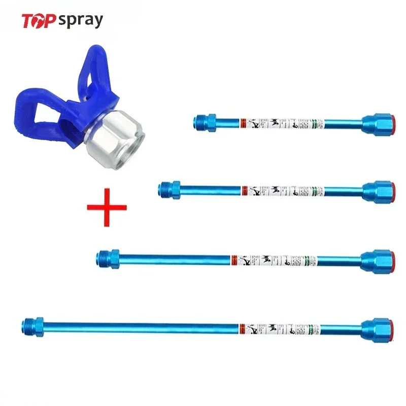 Topspray7/8 pulgadas 20 cm/30 cm/50 cm varilla de extensión de pistola pulverizador de pintura sin aire punta de pistola poste de extensión se adapta a Gro Titan Wagner gran oferta