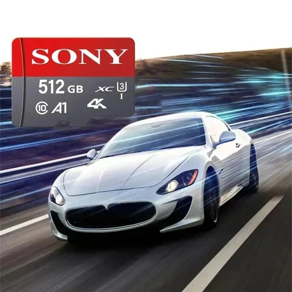 SONY Memory Card 1TB 512GB Micro SD TF 256GB 128GB U1 A1 Micro SD 64GB 100Mb Reading Speed Class 10 Flash Micro Card for Phone