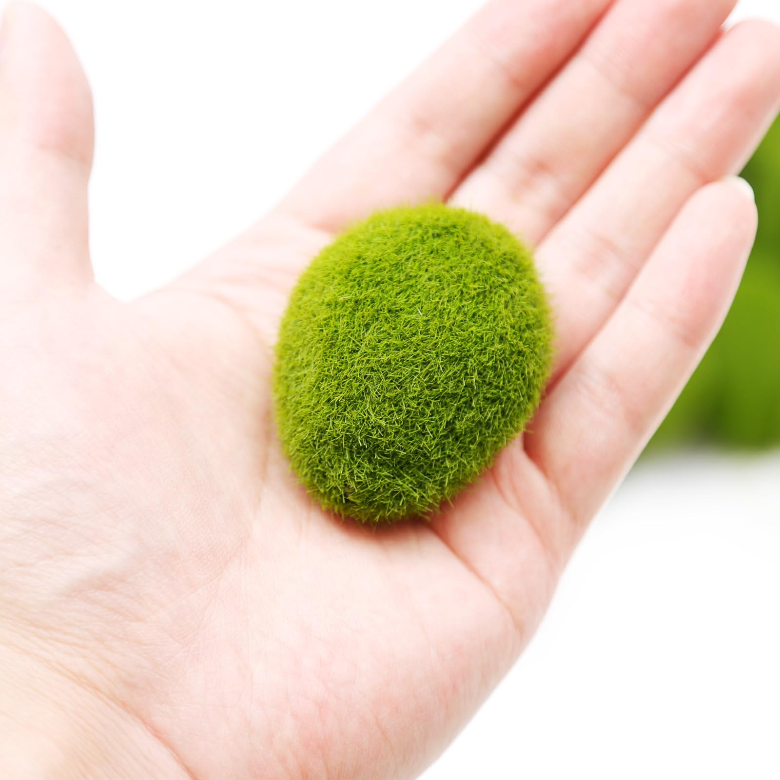 10 Stücke Simulation Moos Stein Künstliche Moos Felsen Ball Gefälschte Grüne Pflanze für Hausgarten Blumentopf Dekoration Kreative Handwerk