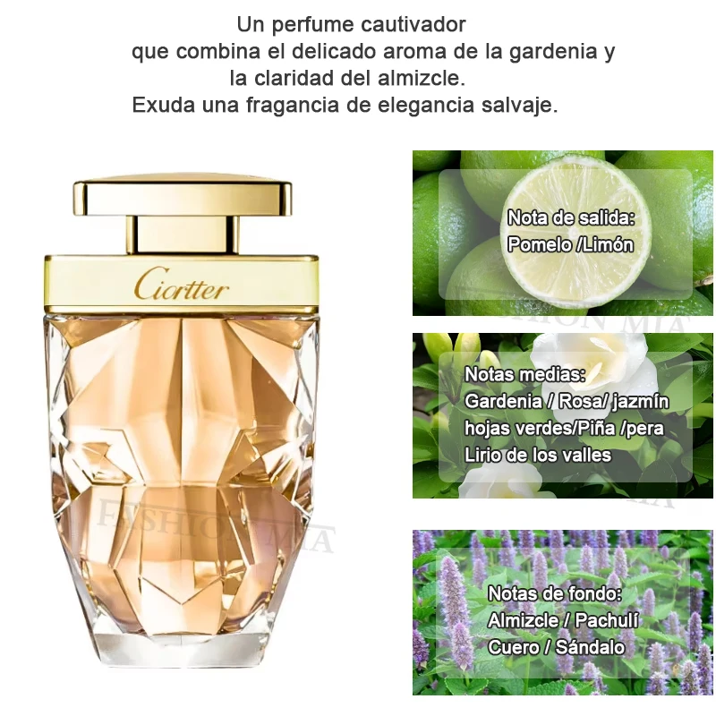 Caliente 30ml marca Perfume guepardo fragancia de larga duración Spray Gardenia Perfume para regalo de Perfume de mujer