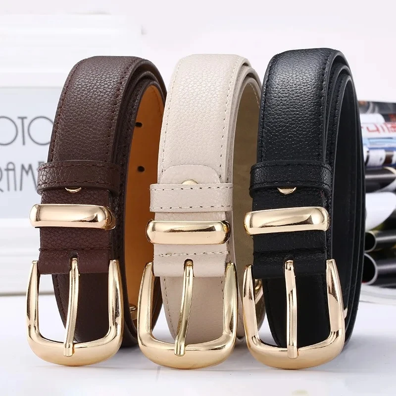 1 pçs cinto feminino simples moda agulha fivela cinto casual versátil coreano cinto de couro do plutônio com calças jeans cinto senhora cintos