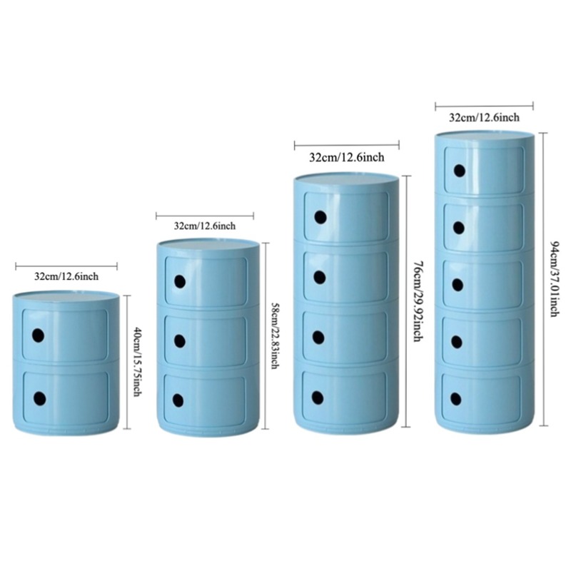 Mesitas De noche simples redondas De estilo nórdico, mesitas De noche De plástico para dormitorio, Mini mesita De noche pequeña creativa, muebles para el hogar