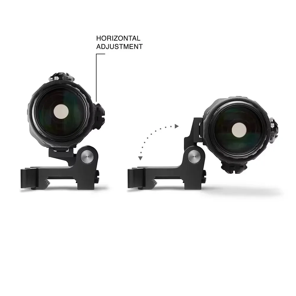 G33 G43 G45 Sight Fixed 3X 5X Magnifier Scope With Switch to Side Quick Detachable QD Mount For Airsoft Hunting