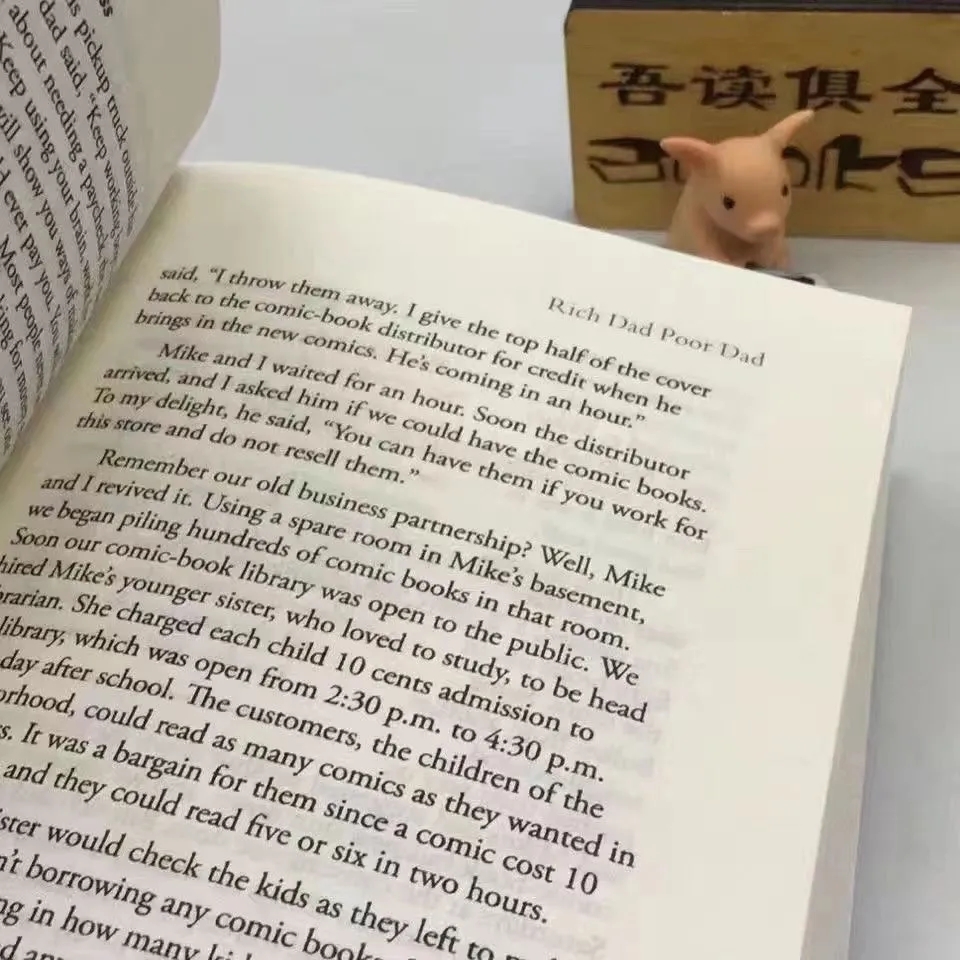 หนังสือการศึกษาสําหรับเด็ก หนังสือการศึกษาข่าวกรองทางการเงิน Rich Dad Beth Robert Toru Kiyozaki Personal Finance