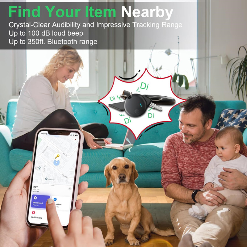 Air Tracker Smart Bluetooth Tracker Tag работает с IOS Find My APP, локатор слежения, устройство защиты от потери предметов, сумка для ключей