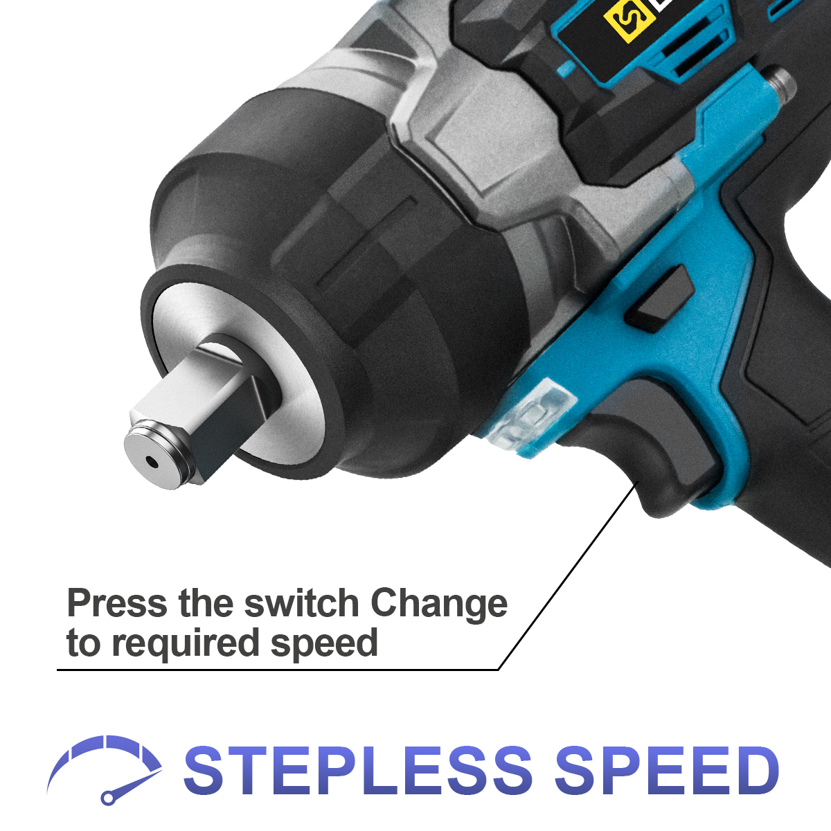 Gami 2800N.M Torque Brushless Elettrico Avvitatore a percussione 1/2 pollici Cacciavite Cordless Chiave Strumento di Potere Per Makita 18V Batteria Spille