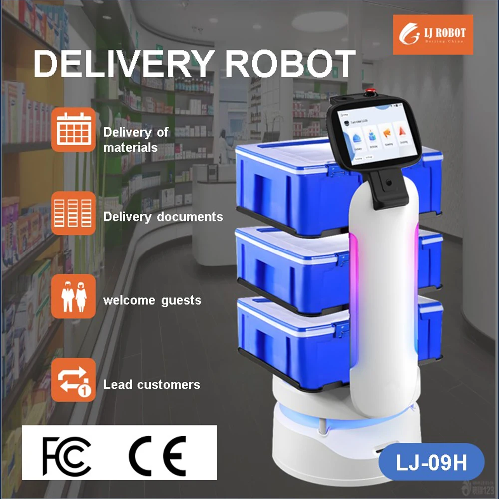 Dealership Delivery Robot For Transporting Drugs And Equipment Robot