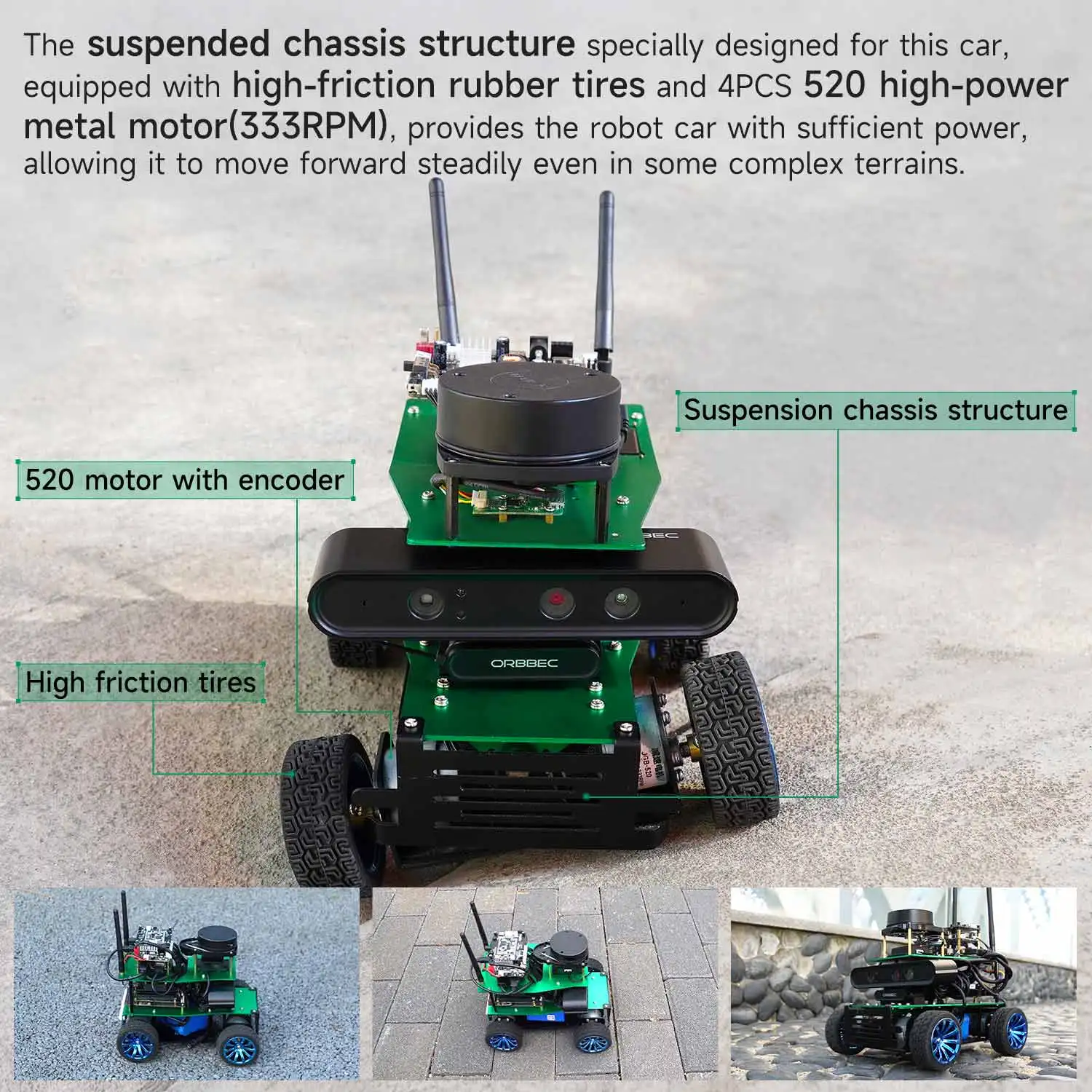 Yahboom Programmable 4WD Smart Car Robot With Lidar 520 Motor Speech Recognition for Jetson NANO Raspberry Pi 5 ROSMASTER X1