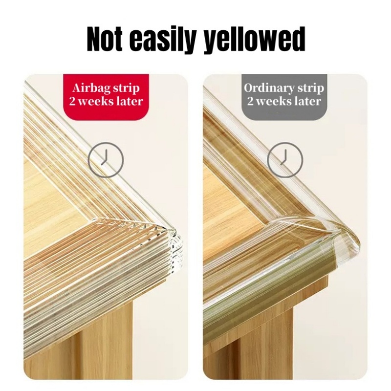 Baby Safety Transparent Anti-collision Strip Self Adhesive Table Edge Guard Strips Kids Furniture Corner Protector Bumper Tape