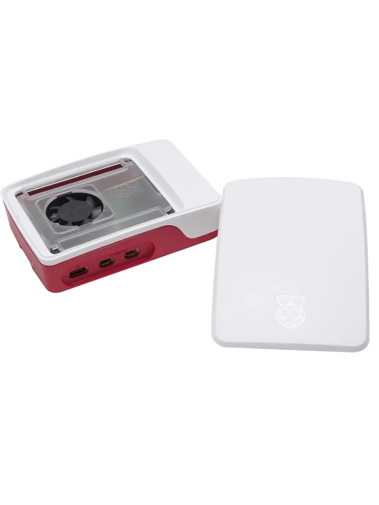 Per Raspberry Pi 5 Custodia originale ufficiale con custodia per ventola a temperatura controllata Custodia protettiva per Raspberry Pi 5