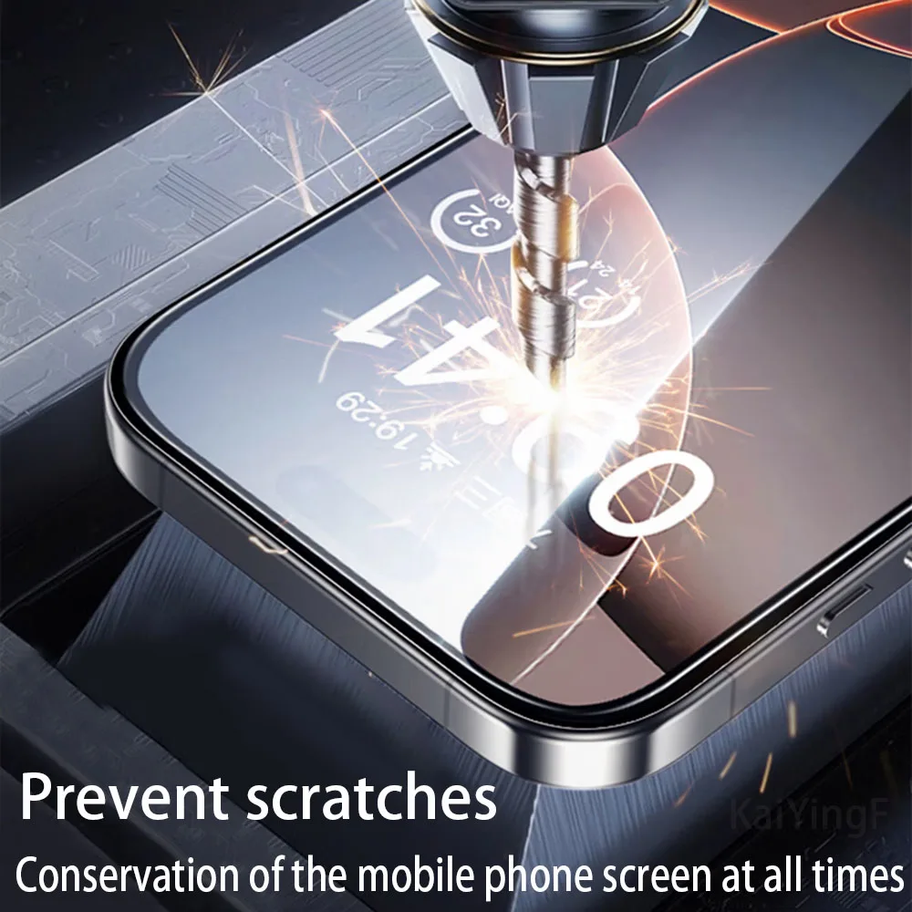 4 Stücke Volle Abdeckung Gehärtetes Glas Für iPhone 17 16 15 14 13 12 11 Pro Max Displayschutzfolie Für iPhone 7 8 Plus X XS Max XR Glas