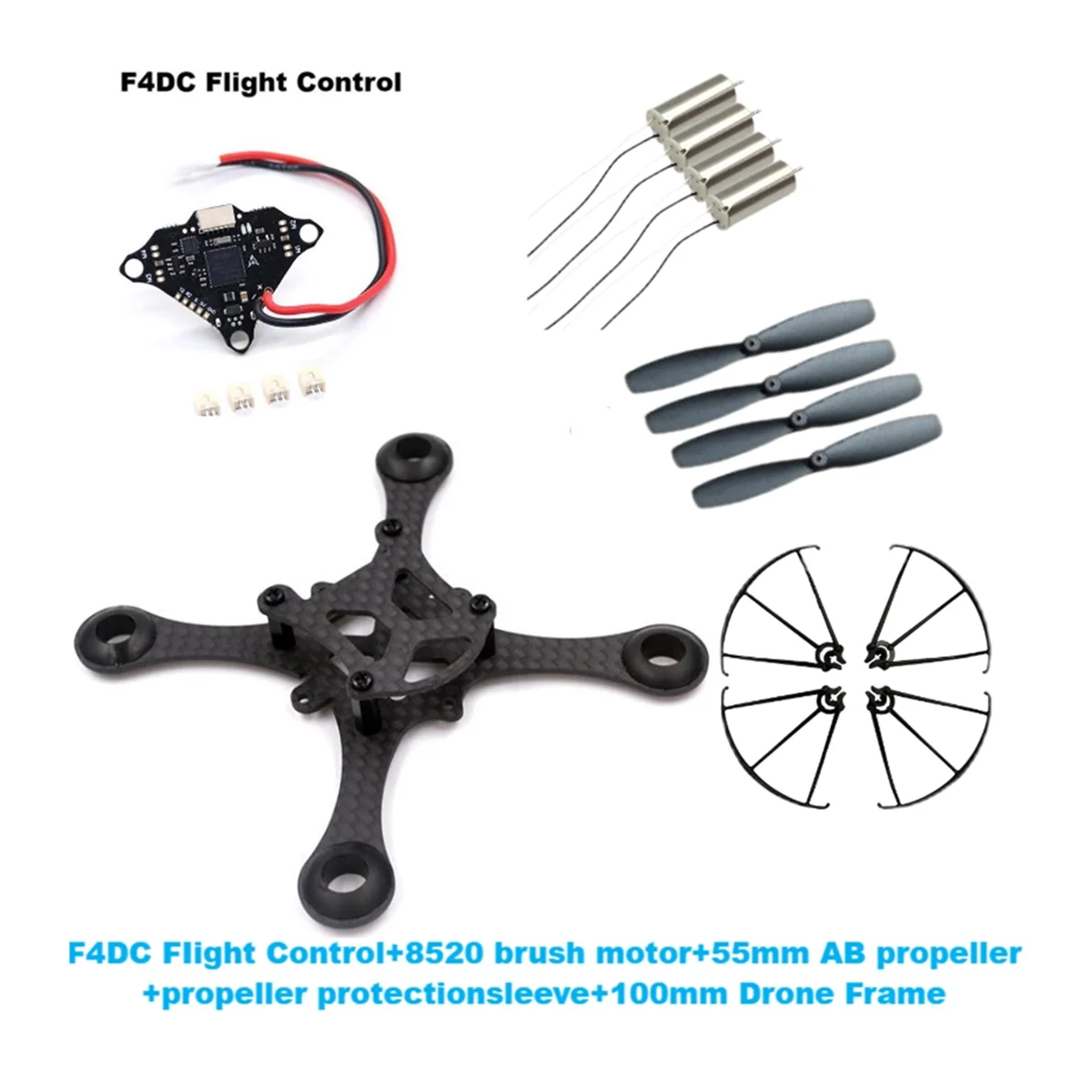 XFDE F4DC F4 Flight Control Brushing Motor INAV Betaflight Board Barometer Quadcopter RC FPV Racing Drone Parts