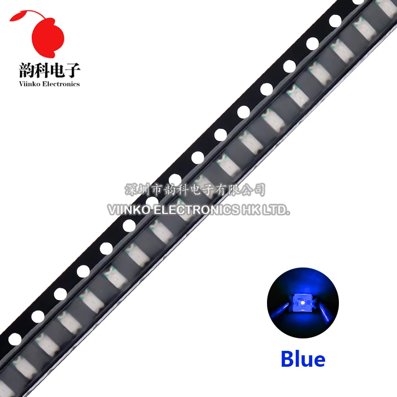 100 Chiếc 1206 SMD LED Trắng Xanh Đỏ Vàng Xanh Cam Trắng Ấm Hồng Tím RGB Đèn LED Phát Sáng