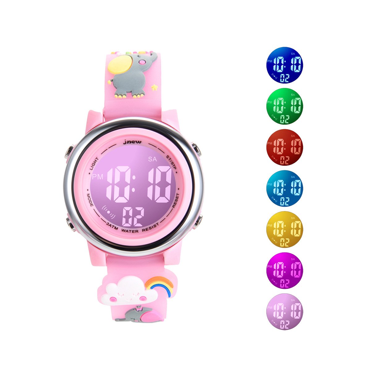 UTHAI H120 Kinder Cartoon Sportuhr Wecker 30M Wasserdicht Kinder SmartWatch Student Jungen Mädchen LED Elektronische Uhren