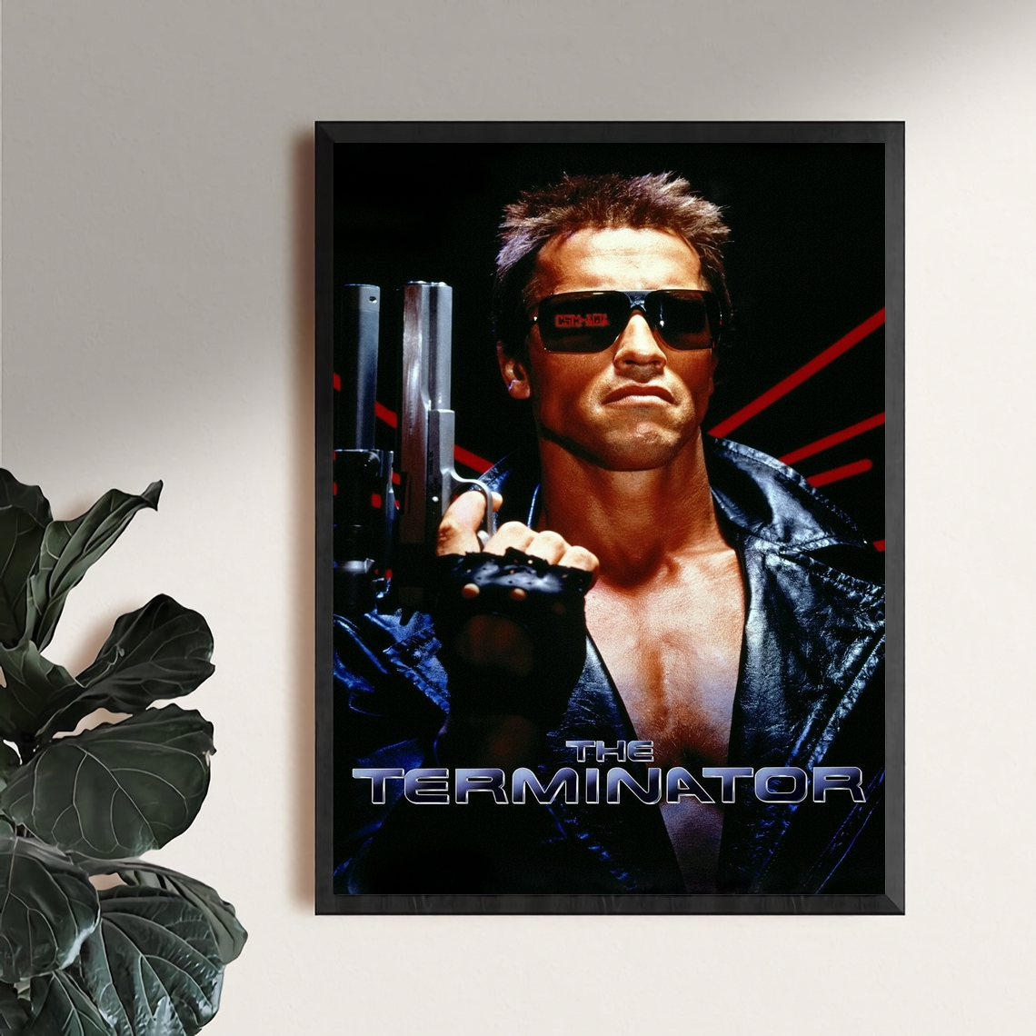 Poster Film Terminator Lukisan Dinding Dekorasi Rumah Memiliki (Tanpa Bingkai)