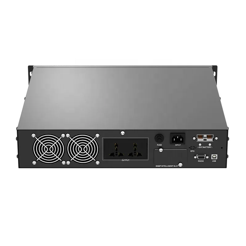 2K/2KVA 무정전 전원 공급 장치 UPS PF1.0 좋은 가격 19인치 랙 마운트 2U 전원 내장 배터리