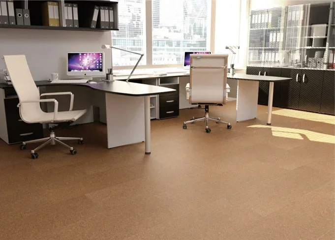 สตูดิโอเต้นรําความหนาแน่นสูงอนุบาลฉนวนกันเสียง Cork Floating Floor Cork กระเบื้อง Uk