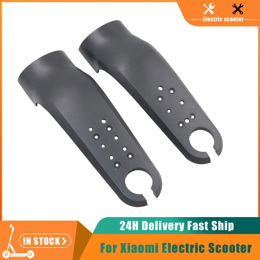 1 paire de boîtier de fourche avant pour Scooter électrique Xiaomi M365 Pro 1S, protection de planche à roulettes, pastes, couvercle de boîtier en plastique noir/blanc