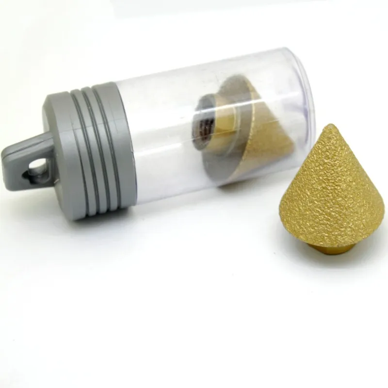 M14 เพชร Chamfer Router Bits Dia 38 มม.เครื่องตัดกระเบื้องหินอ่อนคอนกรีตรูก่ออิฐเจาะ Crowns เครื่องมือก่อสร้าง