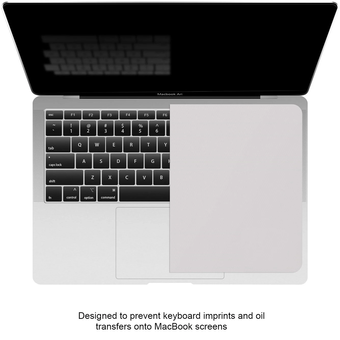 Protection d'écran du clavier, doublure en microfibre, chiffon de nettoyage pour MacBook Pro 13 "14" 15 "16" et MacBook Air 13"