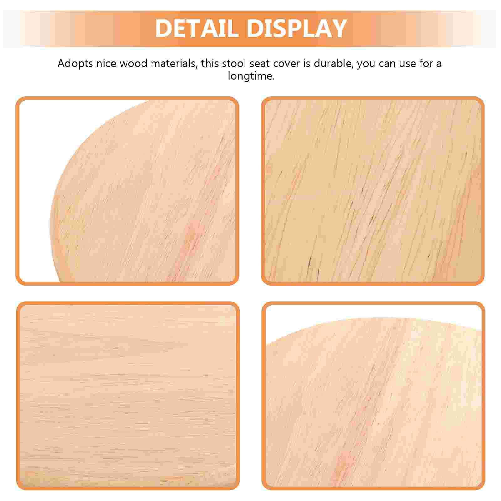 Thekenhocker, Massivholz, runder Sitz, Metallstange, Ersatzstuhl, Versorgung, Sitzteil aus Holz