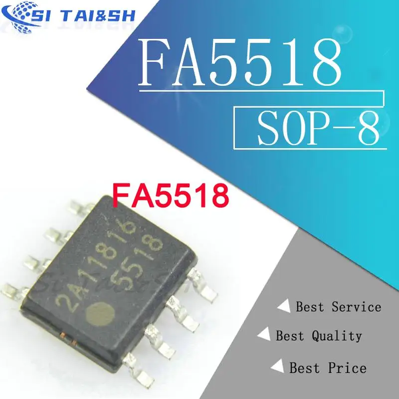 5 uds 5518 FA5518 LCD chip de gestión de energía sistema de datos