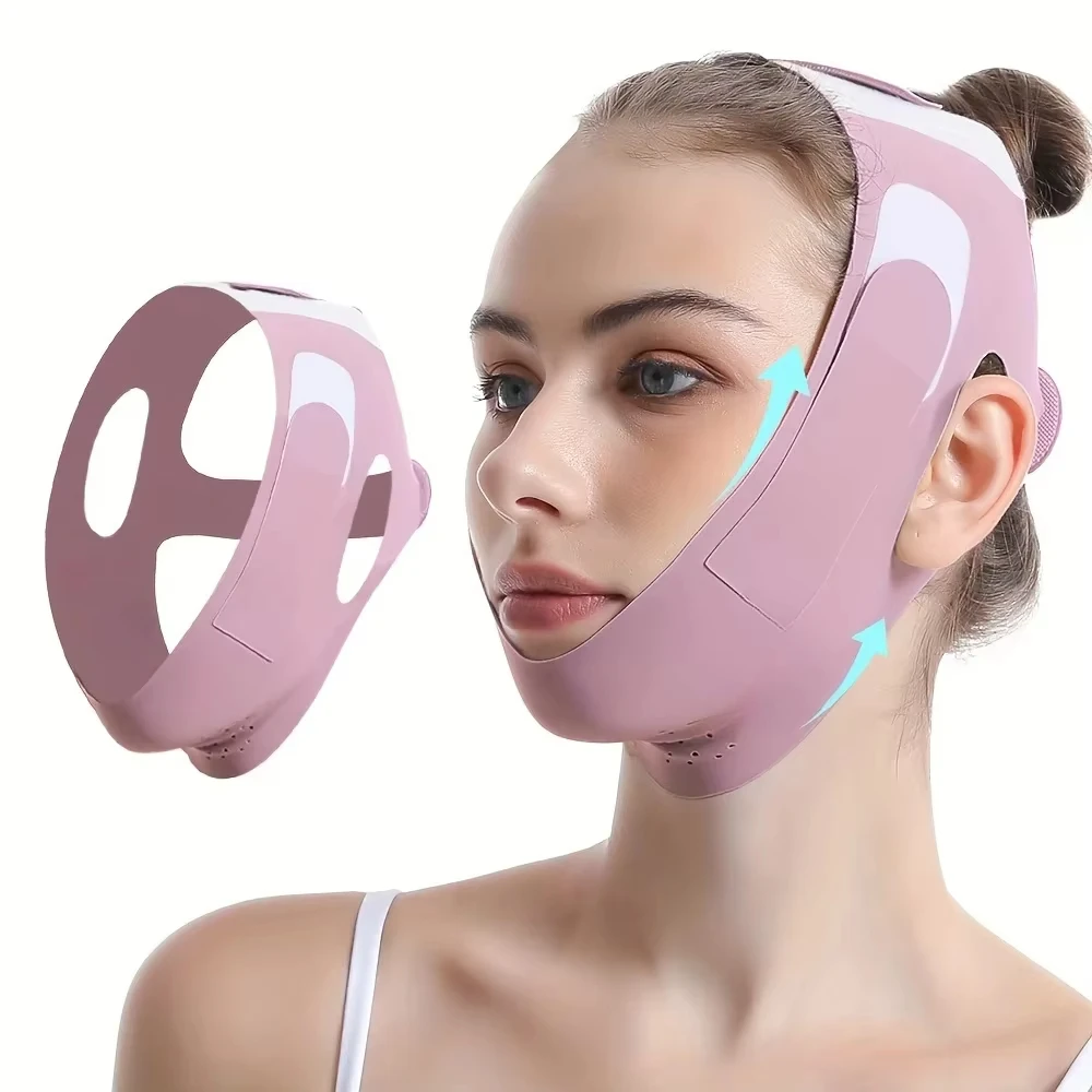 Vendaje adelgazante de cara para mujer, moldeador de cara en V, cinturón para levantar mejillas y barbilla, banda antiarrugas, masajeador Facial, herramientas de belleza para el cuidado de la piel