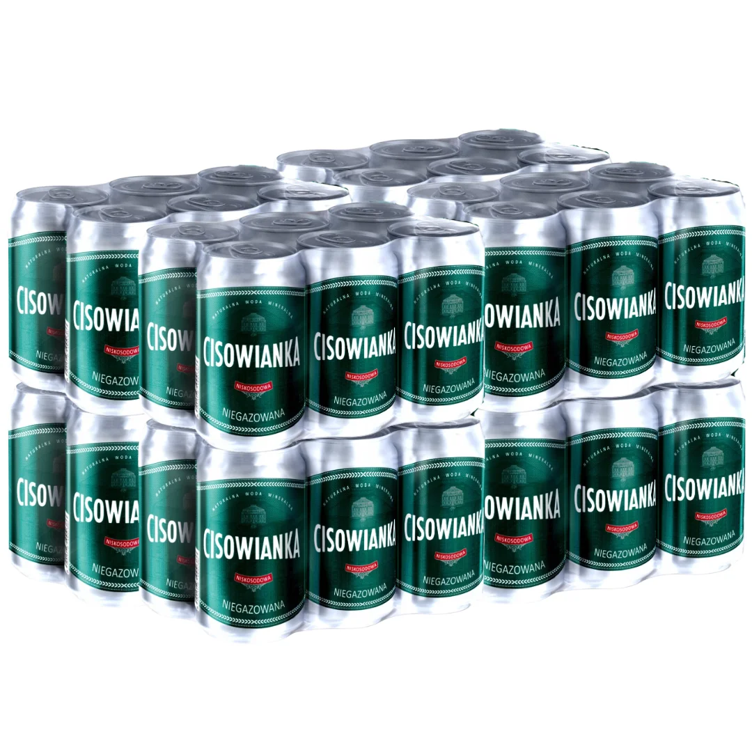 Cisowianka Naturalna woda mineralna niegazowana 330 ml x 48 sztuk