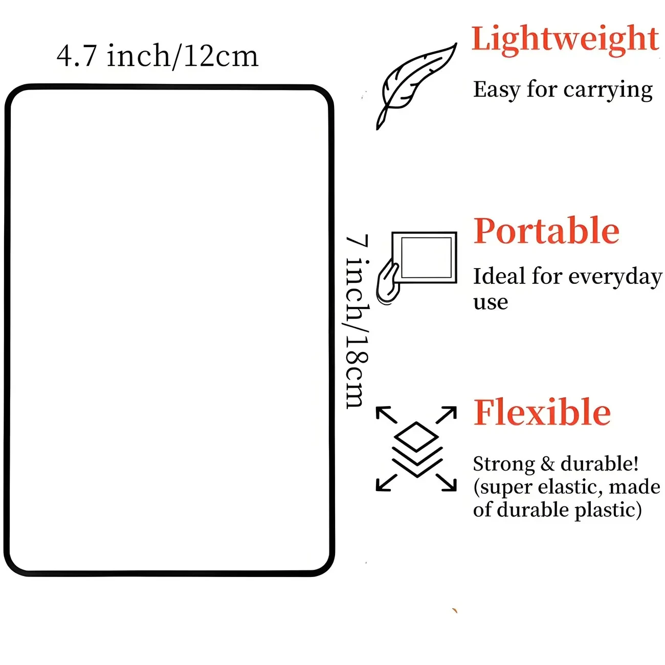 Full Page Magnifying Glass Large Sheet Reading Aid Lens for Books Documents