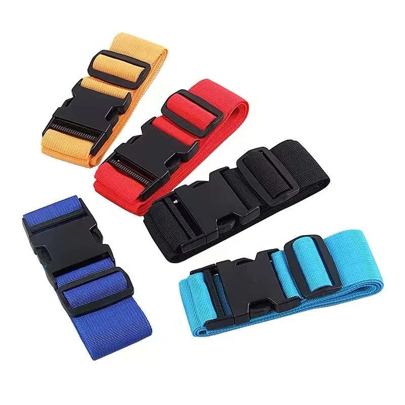 Correa de equipaje ajustable para maletas de viaje, cinturón de corbata, accesorios de correa de viaje, correas de embalaje de 5x200cm