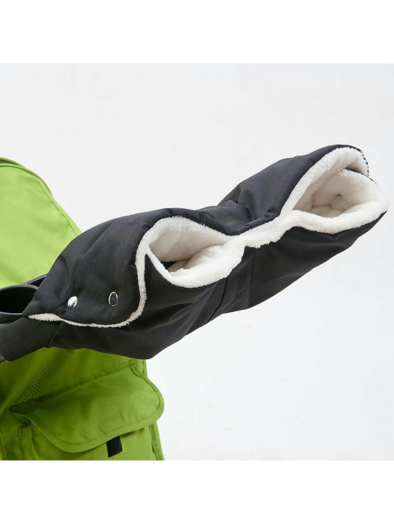 Guantes para cochecito de bebé, guantes de invierno extra gruesos para coche, calor para clima frío para padres e cuidadores, protección contra el viento y la nieve