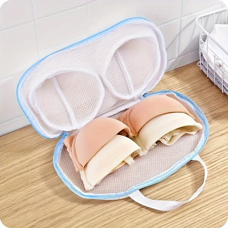 Beha waszak Beha waszak Mesh waszak met ritssluiting Opvouwbare mesh lingerie ondergoed Mesh beha wasmachine tas