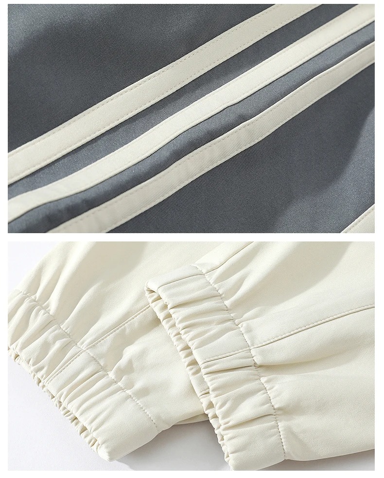 ใหม่ Snoopy ผู้ชายชุดกีฬาชุดเย็บปักถักร้อยกางเกงชายเสื้อ + กางเกงผู้ชายชายชุด Man to Man Sweatsuit ชุดผู้ชาย