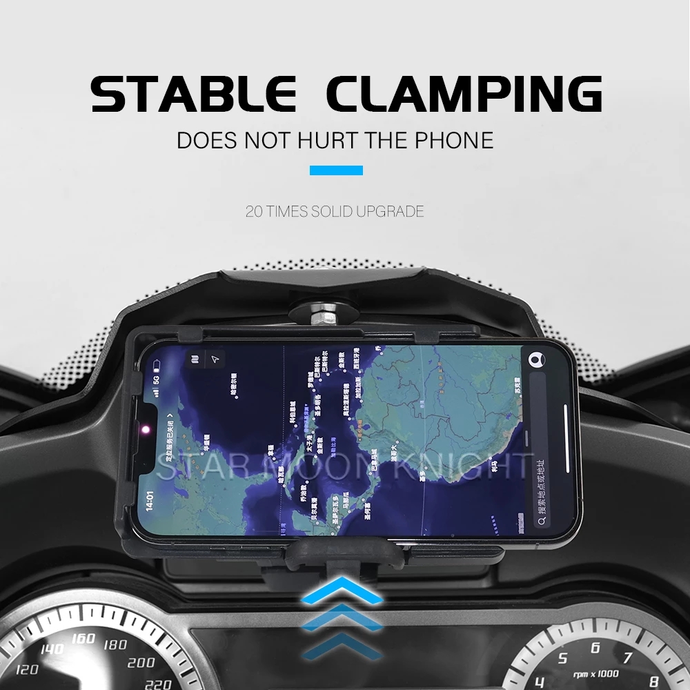For BMW R1200RT R1250RT R1250 1200 RT 2014 - 2020 2016 2017 2018 2019 Mobile Phone GPS Navigation Bracket USB Charging Mount