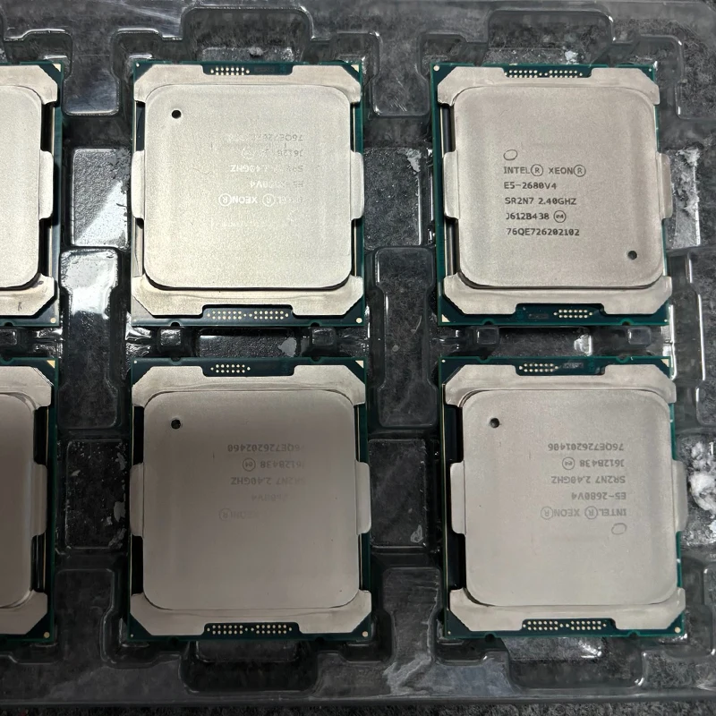 Procesador Intel Xeon E5 2680 V4 CPU 14 núcleos 2,40 GHZ 35MB L3 caché 120W SR2N7 LGA 2011-3 compatible con placa base X99 E5-2680V4