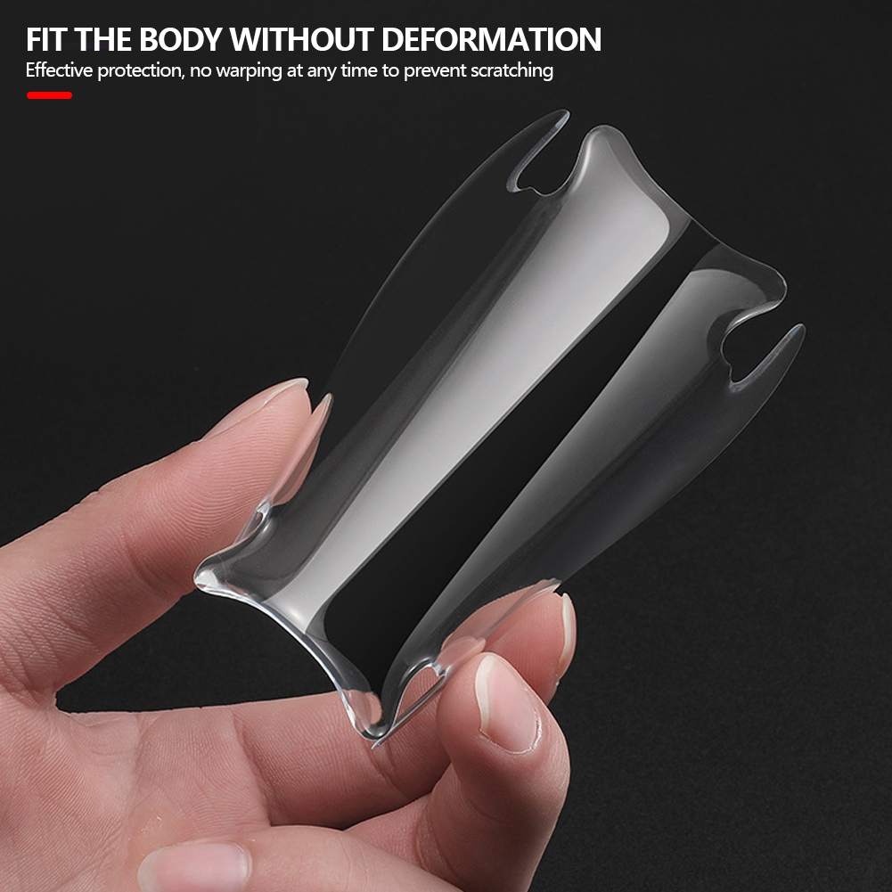 Pegatinas protectoras transparentes para manija de puerta de coche, protección antiarañazos, anticolisión, tira transparente Invisible