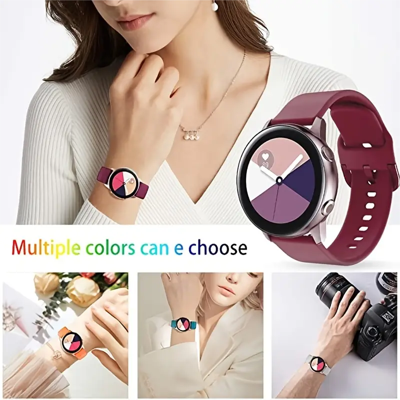 Amazfit Bip用シリコンストラップ,ブレスレットアクセサリー,gts 2,3,4,ミニストラップ,gtr 2,3,4,42mm, 20mm, 22mm