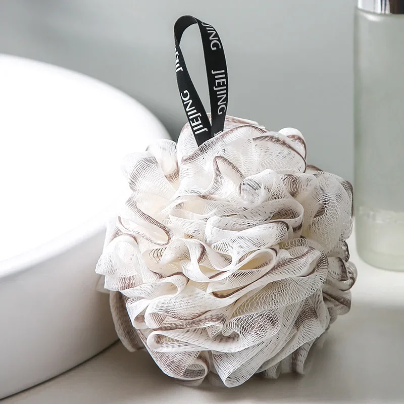 Weiche Mesh Bad Schwamm Bälle Bequeme Große Blume Blase Dusche Reiben Bad Ball Körper Reiniger Peeling Wäscher Bad Ball