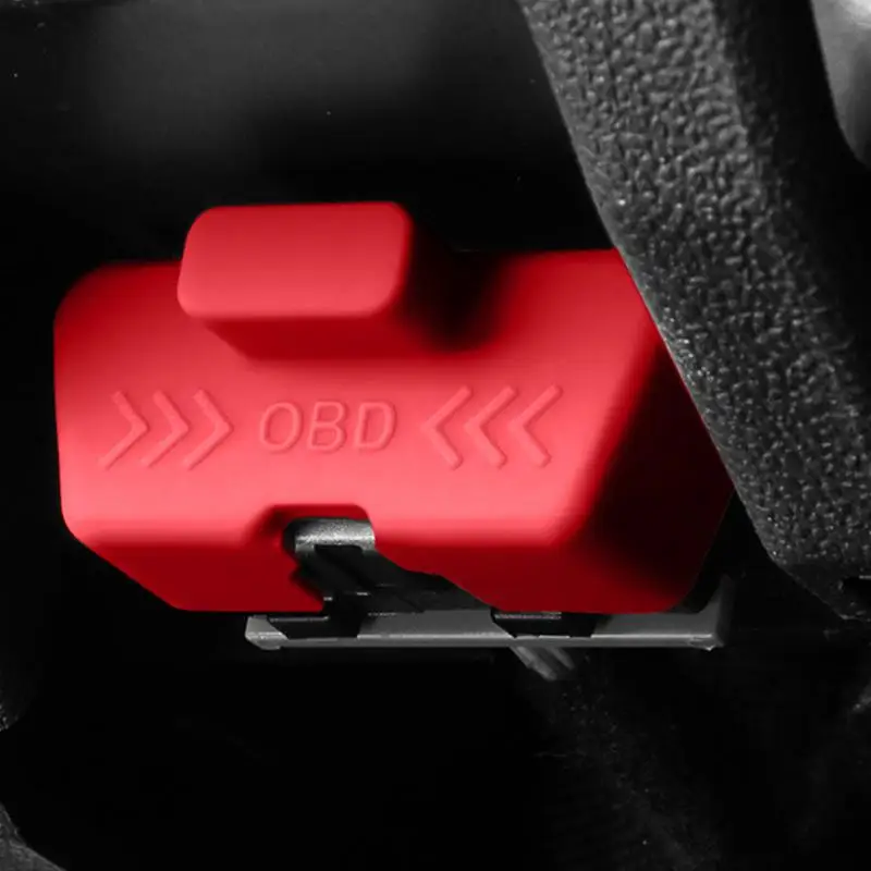 Silikon Auto OBD Port Abdeckung Wasserdicht Rost-proof OBD Port Lock Schutzhülle Staub OBD Verstopfung Kappen Für Auto zubehör