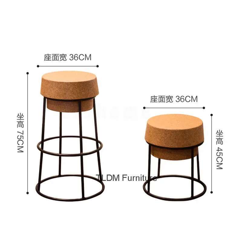 Taburete de Bar Simple, taburetes de Bar nórdico, muebles de mesa de Bar para el hogar, silla de cocina, taburete alto, tienda de ropa, taburete de fotos, silla moderna